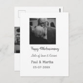 Moderne gelukkige 40ste verjaardag voeg naam datum briefkaart (Voorkant / Achterkant)