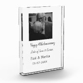 Moderne gelukkige 40ste verjaardag voeg naam datum fotoblokken (Links)