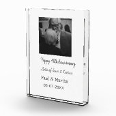 Moderne gelukkige 40ste verjaardag voeg naam datum fotoblokken (Rechts)