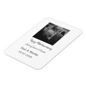 Moderne gelukkige 40ste verjaardag voeg naam datum magneet (Linkerzijde)