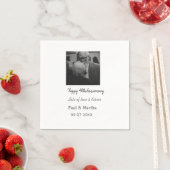 Moderne gelukkige 40ste verjaardag voeg naam datum servet (Insitu)