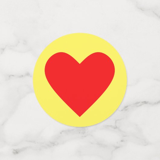 Moderne, gelukkige gezichten in lichtblauw en geel confetti (Kleine voorkant)