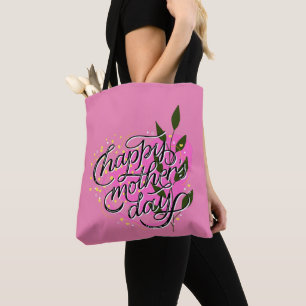 Moderne Gelukkige Moederdag Tote Bag