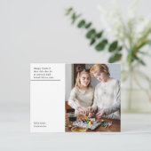 Moderne, gelukkige Pasen met Foto Briefkaart (Staand voorkant)