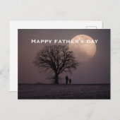 Moderne gelukkige Vaderdag Feestdagenkaart (Voorkant / Achterkant)
