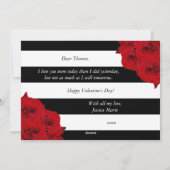 Moderne Gelukkige Valentijnsdag Luxe Feestdagenkaart (Achterkant)