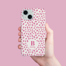 Moderne gemerkte roze luipaardprint