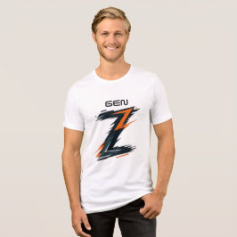 Moderne Gen Z Grafische T-Shirt - Abstracte Letter