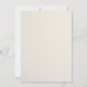 Moderne Gender Reveal | Minimalistische genderonth Kaart (Achterkant)