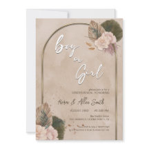 Moderne Gender Reveal | Minimalistische genderonth