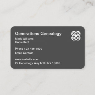 Moderne Genealogie Thema Bui Visitekaartje