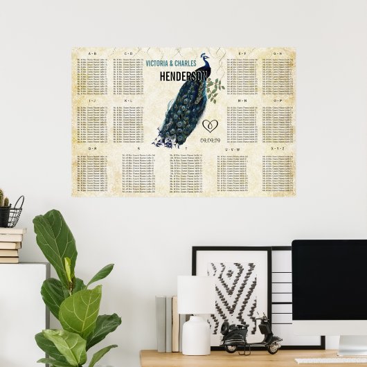  moderne geneesmiddelenkaart poster (Thuiskantoor)