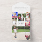 Moderne Geniet van de Magic Calligraphy Multi-Phot All In One Uitnodiging (Binnen)