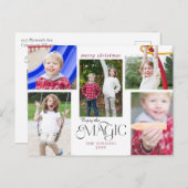 Moderne Geniet van de Magic Calligraphy Multi-Phot Briefkaart (Voorkant / Achterkant)