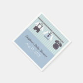 Moderne Gentleman Baby Boy Douche Party Supplies Servet (Hoek)