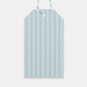 Moderne Gentleman Baby Jongen Douche Party Cadeaulabel (Achterkant)