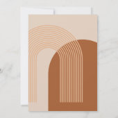 Moderne geo kerstmis door het zand (Achterkant)