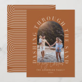 Moderne geo kerstmis door het zand (Voorkant / Achterkant)