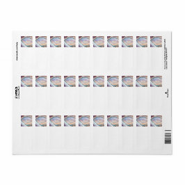 Moderne Geode Kristal | Kristal Foto Label