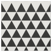 Moderne Geometric Black White Triangles Pattern DI Stof (Swatch)