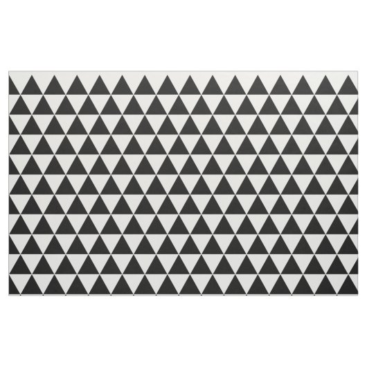 Moderne Geometric Black White Triangles Pattern DI Stof (Fat Quarter)