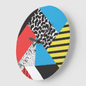 Moderne geometrie: Abstracte naadloze stijl Grote Klok (Hoek)