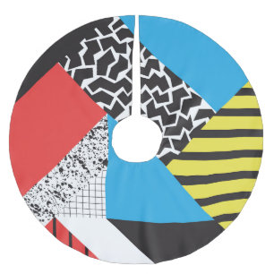 Moderne geometrie: Abstracte naadloze stijl Kerstboom Rok