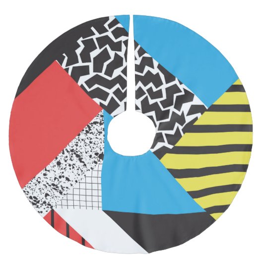 Moderne geometrie: Abstracte naadloze stijl Kerstboom Rok (Voorkant)