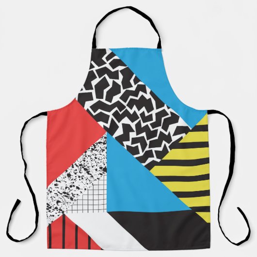 Moderne geometrie: Abstracte naadloze stijl Schort (Voorkant)