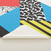 Moderne geometrie: Abstracte naadloze stijl Sherpa Deken (3/4)