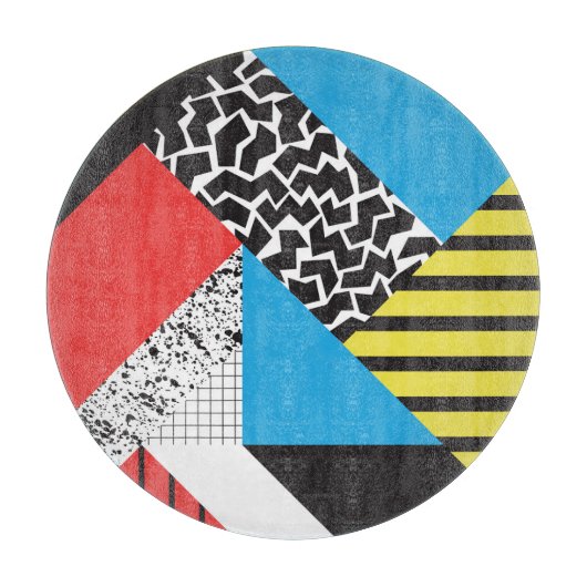 Moderne geometrie: Abstracte naadloze stijl Snijplank (Voorkant)