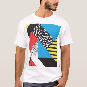 Moderne geometrie: Abstracte naadloze stijl T-shirt