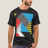 Moderne geometrie: Abstracte naadloze stijl T-shirt (Voorkant)