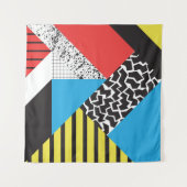 Moderne geometrie: Abstracte naadloze stijl Wandkleed (Voorkant (horizontaal))