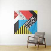 Moderne geometrie: Abstracte naadloze stijl Wandkleed (In Situ (horizontaal))