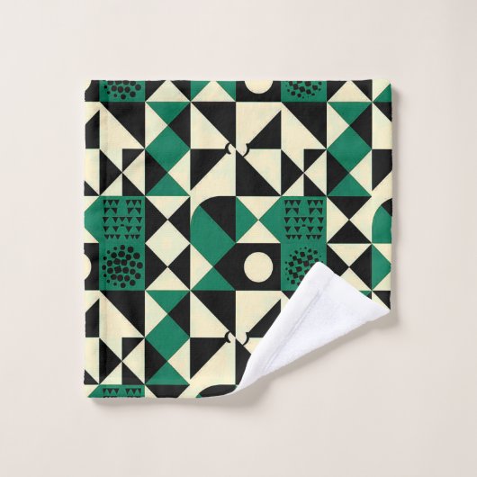 Moderne geometrie: bad handdoek (Wasdoekje)