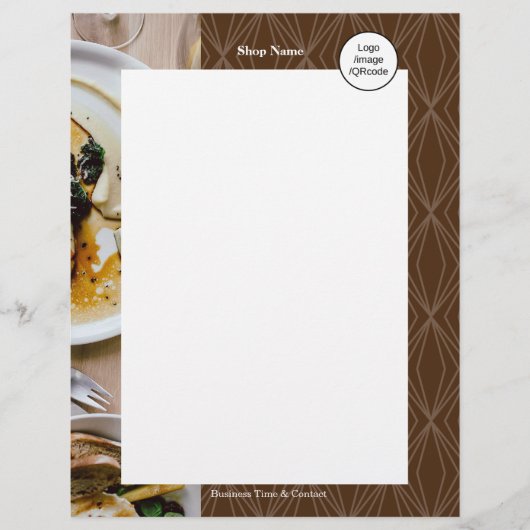 Moderne Geometrie Bruin Flyer (Voorkant)