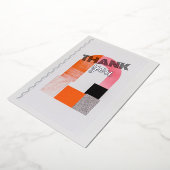 Moderne geometrie, dank u folie uitnodiging (Gedraaid)