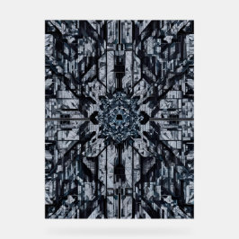 Moderne geometrie: Digitale Citadel H-16 Acryl Bord