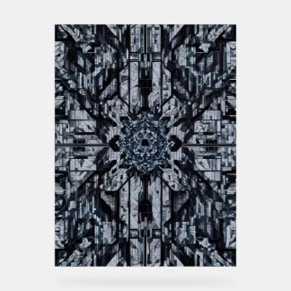 Moderne geometrie: Digitale Citadel H-16 Acryl Bord