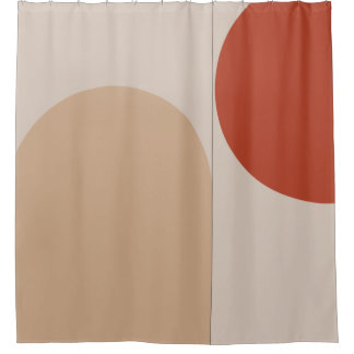 Moderne geometrie douchegordijn