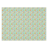 Moderne geometrie met meerdere kleuren tafelkleed (Voorkant (Horizontaal))