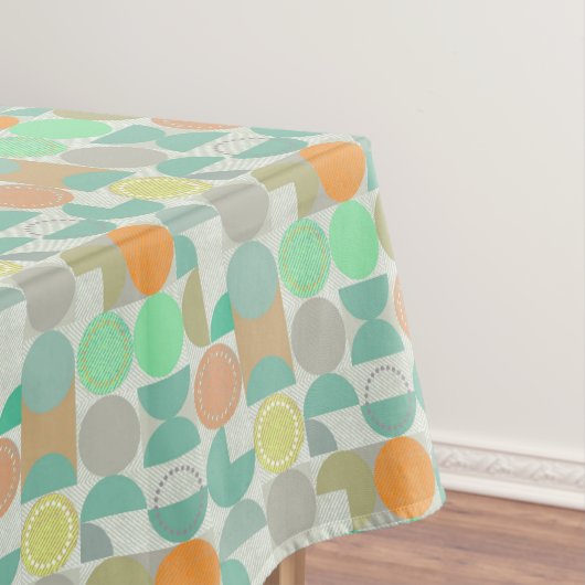 Moderne geometrie met meerdere kleuren tafelkleed (Voorbeeld)