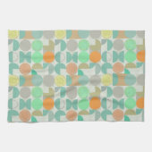 Moderne geometrie met meerdere kleuren theedoek (Horizontaal)