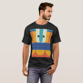 Moderne geometrie - Stijlvol Abstract vormontwerp T-shirt (Voorkant volledig)