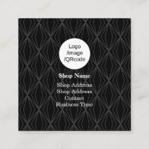 Moderne Geometrie Zwart Shop