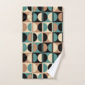Moderne geometrisch Abstract patroon uit het midde Bad Handdoek (Handdoek)