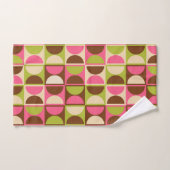 Moderne geometrisch Abstract patroon uit het midde Bad Handdoek (Handdoek)