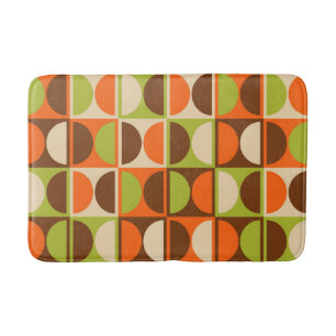Moderne geometrisch Abstract patroon uit het midde Badmat