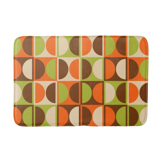Moderne geometrisch Abstract patroon uit het midde Badmat (Voorkant)